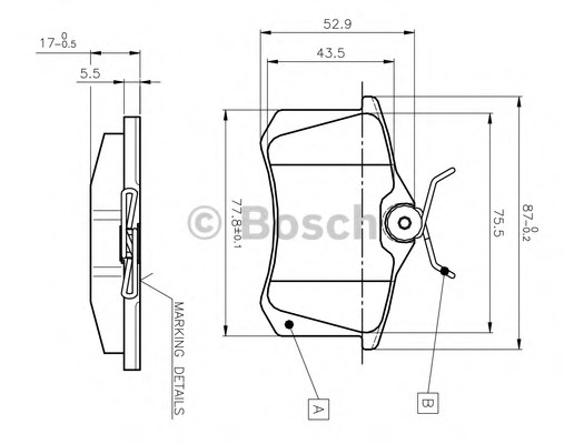 set placute frana,frana disc 0 986 TB2 139 BOSCH - Set placute frana set placute frana,frana disc 0 986 TB2 139 BOSCH - Set placute frana