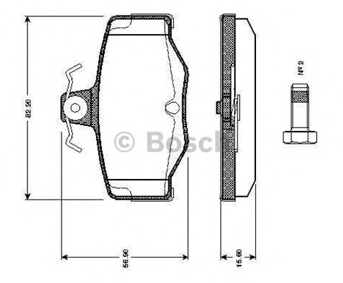 set placute frana,frana disc 0 986 TB2 191 BOSCH - Frana disc set placute frana,frana disc 0 986 TB2 191 BOSCH - Frana disc