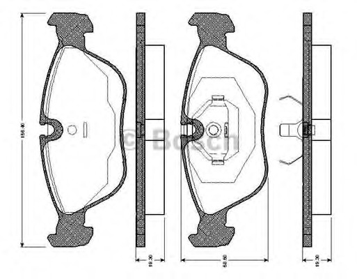 set placute frana,frana disc 0 986 TB2 248 BOSCH - Frana disc set placute frana,frana disc 0 986 TB2 248 BOSCH - Frana disc