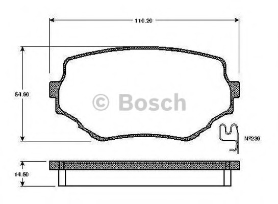 set placute frana,frana disc 0 986 TB2 291 BOSCH - Frana disc set placute frana,frana disc 0 986 TB2 291 BOSCH - Frana disc