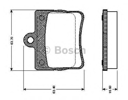 set placute frana,frana disc 0 986 TB2 309 BOSCH - Set placute frana set placute frana,frana disc 0 986 TB2 309 BOSCH - Set placute frana