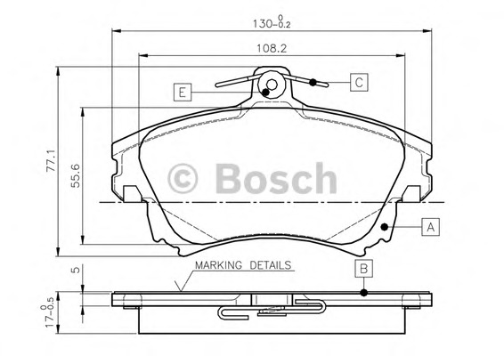 set placute frana,frana disc 0 986 TB2 349 BOSCH - Set placute frana set placute frana,frana disc 0 986 TB2 349 BOSCH - Set placute frana