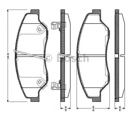 set placute frana,frana disc 0 986 TB2 366 BOSCH - Frana disc set placute frana,frana disc 0 986 TB2 366 BOSCH - Frana disc