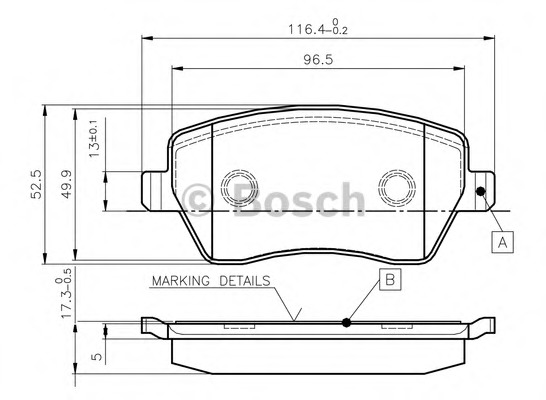 set placute frana,frana disc 0 986 TB2 448 BOSCH - Frana disc set placute frana,frana disc 0 986 TB2 448 BOSCH - Frana disc