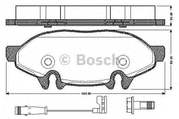 set placute frana,frana disc 0 986 TB2 882 BOSCH - Frana disc set placute frana,frana disc 0 986 TB2 882 BOSCH - Frana disc