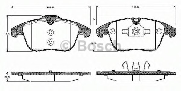 set placute frana,frana disc 0 986 TB2 939 BOSCH - Frana disc set placute frana,frana disc 0 986 TB2 939 BOSCH - Frana disc