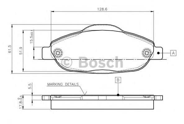 set placute frana,frana disc 0 986 TB3 059 BOSCH - Frana disc set placute frana,frana disc 0 986 TB3 059 BOSCH - Frana disc
