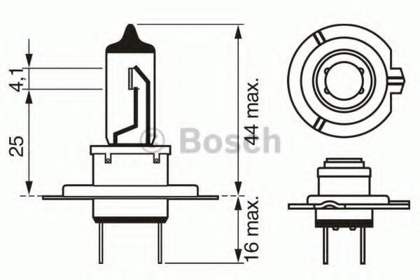 Bec, far faza lunga / Bec, far principal 1 987 302 077 BOSCH - Iluminari auxiliare / elemente Bec, far faza lunga / Bec, far principal 1 987 302 077 BOSCH - Iluminari auxiliare / elemente