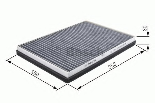 Filtru, aer habitaclu 1 987 432 062 BOSCH - Filtru aer habitaclu
