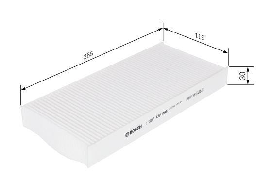 Filtru, aer habitaclu 1 987 432 095 BOSCH - Filtru aer habitaclu Filtru, aer habitaclu 1 987 432 095 BOSCH - Filtru aer habitaclu