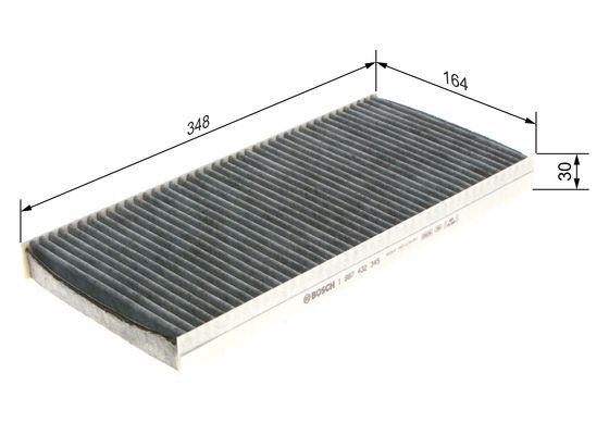 Filtru, aer habitaclu 1 987 432 345 BOSCH - Filtru aer habitaclu Filtru, aer habitaclu 1 987 432 345 BOSCH - Filtru aer habitaclu