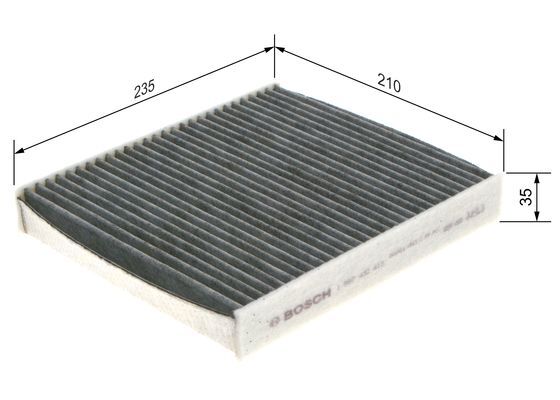 Filtru, aer habitaclu 1 987 432 413 BOSCH - Filtru aer habitaclu Filtru, aer habitaclu 1 987 432 413 BOSCH - Filtru aer habitaclu