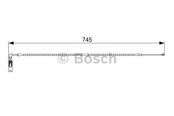 senzor de avertizare,uzura placute de frana 1 987 473 000 BOSCH - Componente/ accesorii frana senzor de avertizare,uzura placute de frana 1 987 473 000 BOSCH - Componente/ accesorii frana