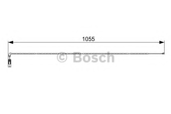 senzor de avertizare,uzura placute de frana 1 987 473 001 BOSCH - Componente/ accesorii frana senzor de avertizare,uzura placute de frana 1 987 473 001 BOSCH - Componente/ accesorii frana