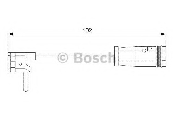 senzor de avertizare,uzura placute de frana 1 987 473 019 BOSCH - Indicator de uzura placute frana senzor de avertizare,uzura placute de frana 1 987 473 019 BOSCH - Indicator de uzura placute frana