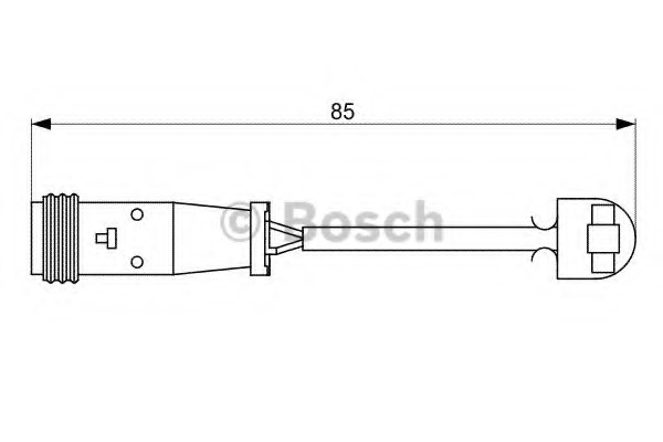 senzor de avertizare,uzura placute de frana 1 987 473 038 BOSCH - Componente/ accesorii frana senzor de avertizare,uzura placute de frana 1 987 473 038 BOSCH - Componente/ accesorii frana
