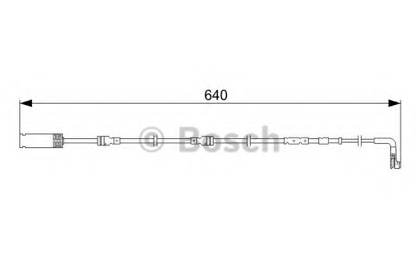 senzor de avertizare,uzura placute de frana 1 987 473 045 BOSCH - Indicator de uzura placute frana senzor de avertizare,uzura placute de frana 1 987 473 045 BOSCH - Indicator de uzura placute frana