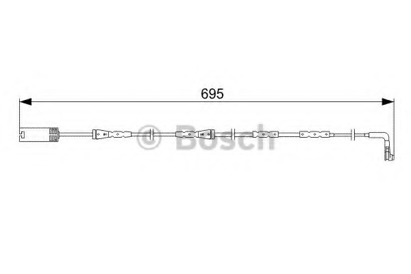 senzor de avertizare,uzura placute de frana 1 987 473 050 BOSCH - Indicator de uzura placute frana senzor de avertizare,uzura placute de frana 1 987 473 050 BOSCH - Indicator de uzura placute frana