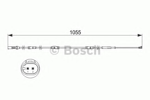 senzor de avertizare,uzura placute de frana 1 987 473 508 BOSCH - Indicator de uzura placute frana senzor de avertizare,uzura placute de frana 1 987 473 508 BOSCH - Indicator de uzura placute frana