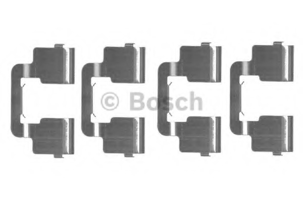 Set accesorii, placute frana 1 987 474 458 BOSCH - Componente/ accesorii frana