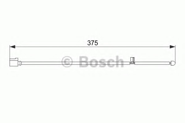 senzor de avertizare,uzura placute de frana 1 987 474 562 BOSCH - Frana disc senzor de avertizare,uzura placute de frana 1 987 474 562 BOSCH - Frana disc