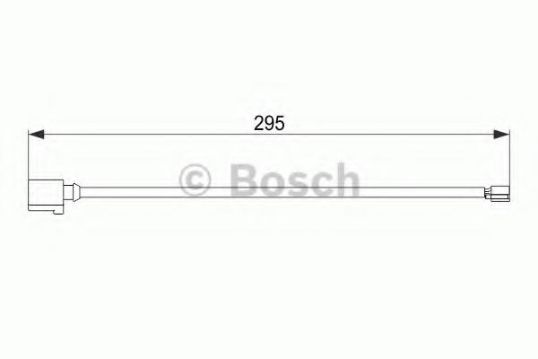 senzor de avertizare,uzura placute de frana 1 987 474 565 BOSCH - Frana disc senzor de avertizare,uzura placute de frana 1 987 474 565 BOSCH - Frana disc