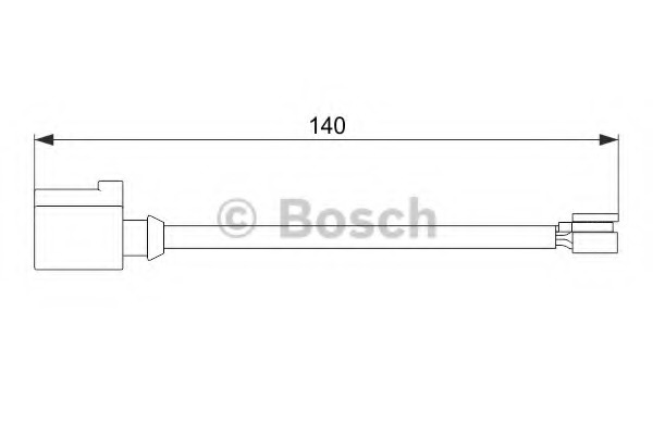 senzor de avertizare,uzura placute de frana 1 987 474 566 BOSCH - Componente/ accesorii frana senzor de avertizare,uzura placute de frana 1 987 474 566 BOSCH - Componente/ accesorii frana