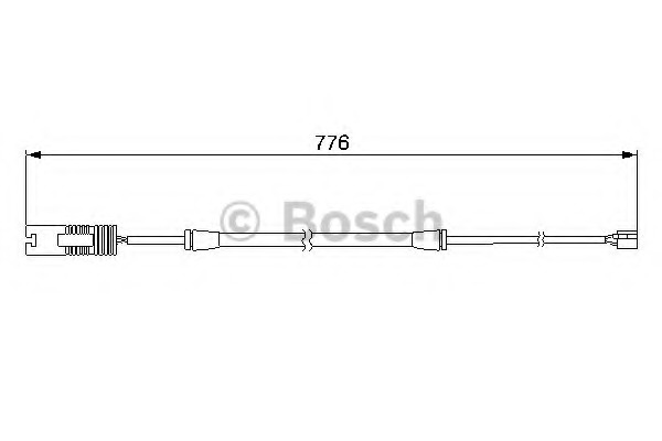 senzor de avertizare,uzura placute de frana 1 987 474 925 BOSCH - Indicator de uzura placute frana senzor de avertizare,uzura placute de frana 1 987 474 925 BOSCH - Indicator de uzura placute frana