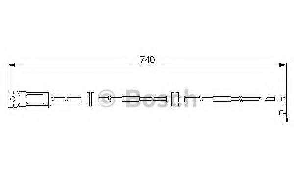 senzor de avertizare,uzura placute de frana 1 987 474 933 BOSCH - Indicator de uzura placute frana senzor de avertizare,uzura placute de frana 1 987 474 933 BOSCH - Indicator de uzura placute frana