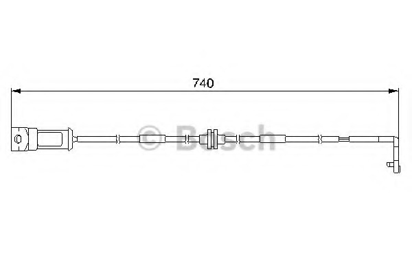 senzor de avertizare,uzura placute de frana 1 987 474 934 BOSCH - Indicator de uzura placute frana senzor de avertizare,uzura placute de frana 1 987 474 934 BOSCH - Indicator de uzura placute frana