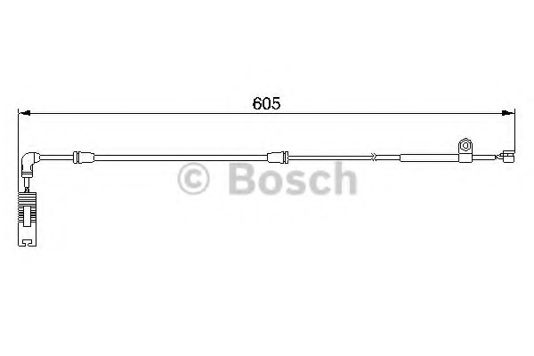 senzor de avertizare,uzura placute de frana 1 987 474 943 BOSCH - Indicator de uzura placute frana senzor de avertizare,uzura placute de frana 1 987 474 943 BOSCH - Indicator de uzura placute frana