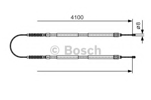 Cablu, frana de parcare 1 987 482 005 BOSCH - Maneta/ cablu Cablu, frana de parcare 1 987 482 005 BOSCH - Maneta/ cablu