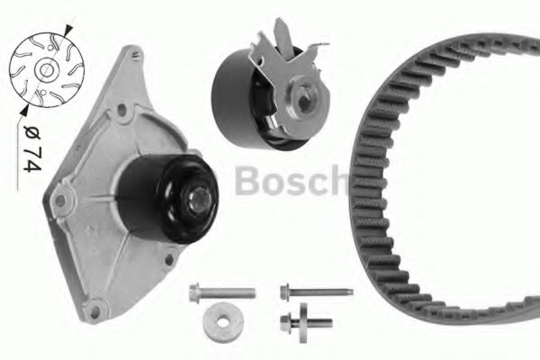Set pompa apa + curea dintata 1 987 948 525 BOSCH - Pompa apa/ garnitura Set pompa apa + curea dintata 1 987 948 525 BOSCH - Pompa apa/ garnitura
