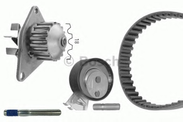 Set pompa apa + curea dintata 1 987 948 725 BOSCH - Pompa apa/ garnitura Set pompa apa + curea dintata 1 987 948 725 BOSCH - Pompa apa/ garnitura