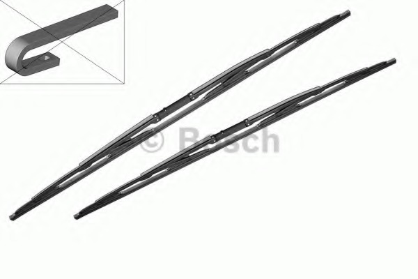SET STERGATOARE TWIN 650/530 MM 3 397 001 866 BOSCH - Stergator de parbriz SET STERGATOARE TWIN 650/530 MM 3 397 001 866 BOSCH - Stergator de parbriz
