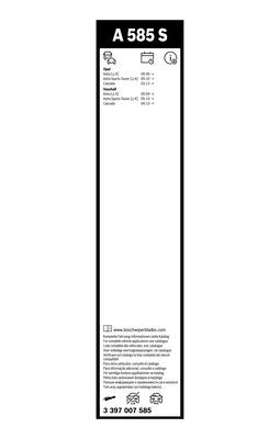 lamela stergator 3 397 007 585 BOSCH - Stergator de parbriz lamela stergator 3 397 007 585 BOSCH - Stergator de parbriz