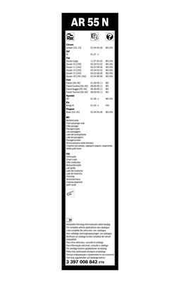 lamela stergator 3 397 008 842 BOSCH - Stergator de parbriz lamela stergator 3 397 008 842 BOSCH - Stergator de parbriz