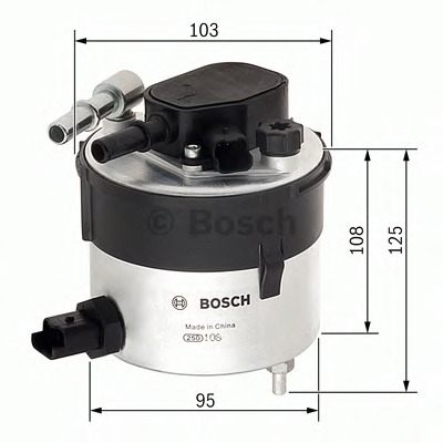 filtru combustibil F 026 402 046 BOSCH - Filtru combustibil/carcasa filtru combustibil F 026 402 046 BOSCH - Filtru combustibil/carcasa