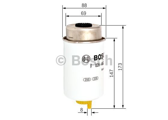 filtru combustibil F 026 402 088 BOSCH - Filtru combustibil filtru combustibil F 026 402 088 BOSCH - Filtru combustibil