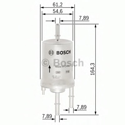 filtru combustibil F 026 403 008 BOSCH - Filtru combustibil/carcasa filtru combustibil F 026 403 008 BOSCH - Filtru combustibil/carcasa
