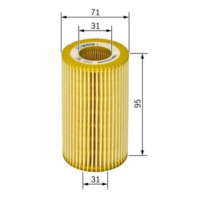 Filtru ulei F 026 407 008 BOSCH - Ungere Filtru ulei F 026 407 008 BOSCH - Ungere