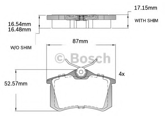 set placute frana,frana disc F 03B 150 218 BOSCH - Set placute frana set placute frana,frana disc F 03B 150 218 BOSCH - Set placute frana