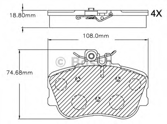 set placute frana,frana disc F 03B 150 251 BOSCH - Set placute frana set placute frana,frana disc F 03B 150 251 BOSCH - Set placute frana