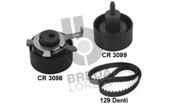 Set curea de distributie KCD 0570 BREDA LORETT - Kit distributie / curea distributie Set curea de distributie KCD 0570 BREDA LORETT - Kit distributie / curea distributie