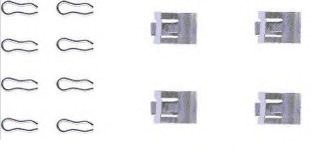 Set accesorii, placute frana A 02 203 BREMBO - Componente/ accesorii frana Set accesorii, placute frana A 02 203 BREMBO - Componente/ accesorii frana