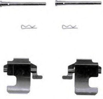 Set accesorii, placute frana A 02 244 BREMBO - Componente/ accesorii frana Set accesorii, placute frana A 02 244 BREMBO - Componente/ accesorii frana