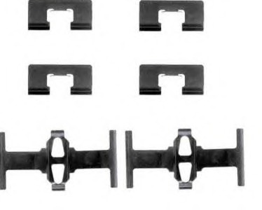 Set accesorii, placute frana A 02 261 BREMBO - Componente/ accesorii frana Set accesorii, placute frana A 02 261 BREMBO - Componente/ accesorii frana