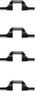 Set accesorii, placute frana A 02 304 BREMBO - Componente/ accesorii frana Set accesorii, placute frana A 02 304 BREMBO - Componente/ accesorii frana