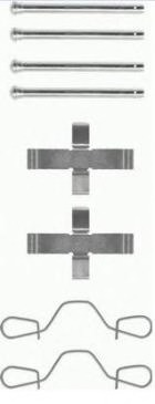 Set accesorii, placute frana A 02 318 BREMBO - Componente/ accesorii frana