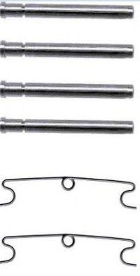 Set accesorii, placute frana A 02 323 BREMBO - Componente/ accesorii frana Set accesorii, placute frana A 02 323 BREMBO - Componente/ accesorii frana